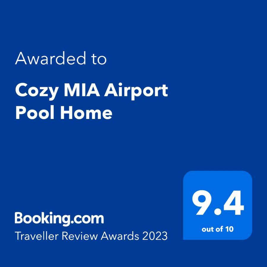 Cozy Mia Airport Pool Home Miami Exterior photo